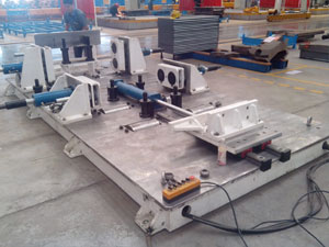 為沈陽(yáng)三一重工提供的專(zhuān)用過(guò)渡槽工裝